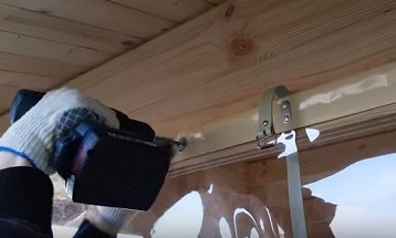 Монтаж мягких окон